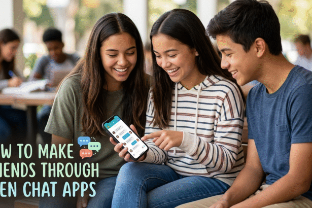 teens using chat apps to make friends